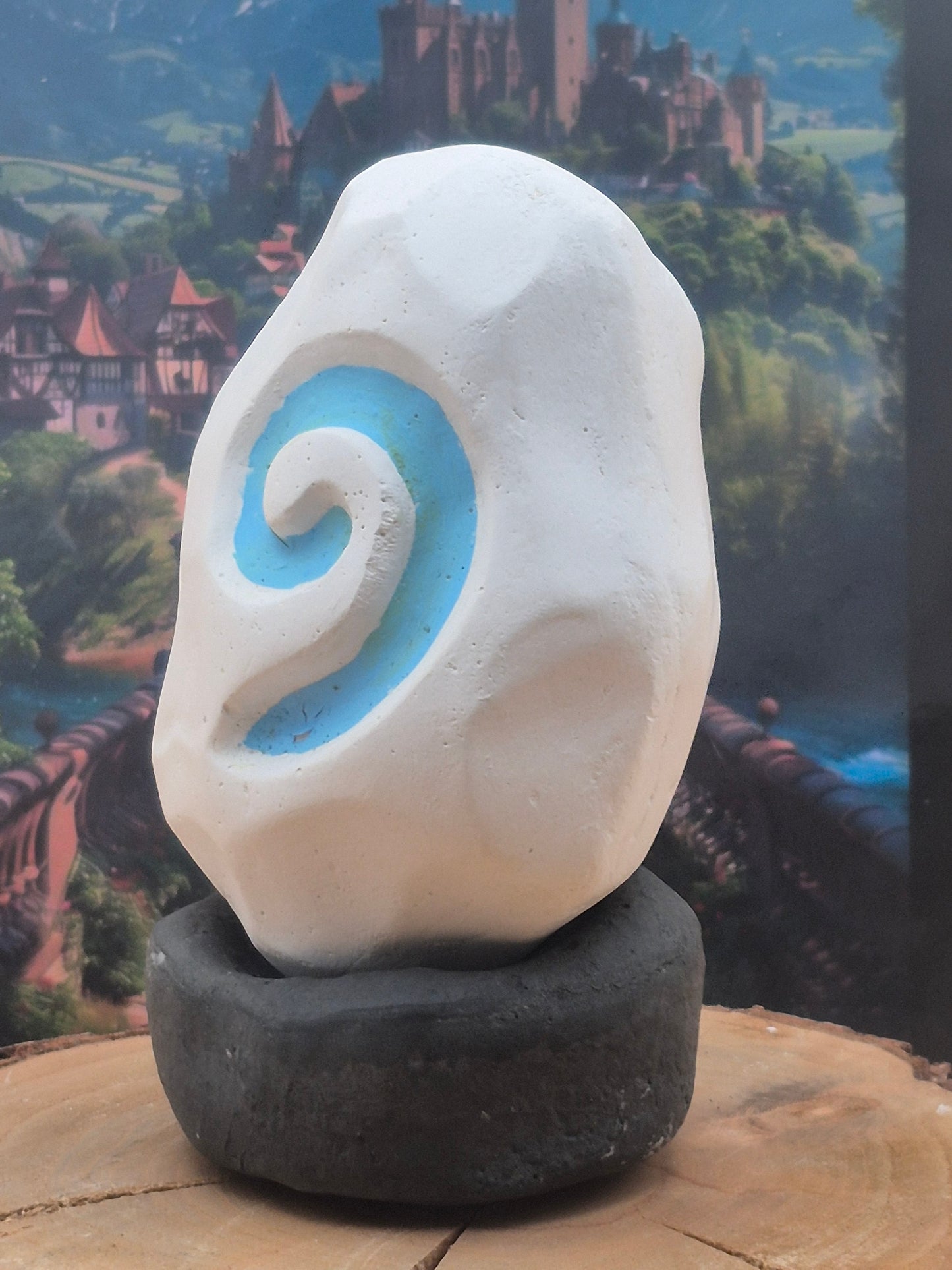 Pierre de foyer Hearthstone en plâtre