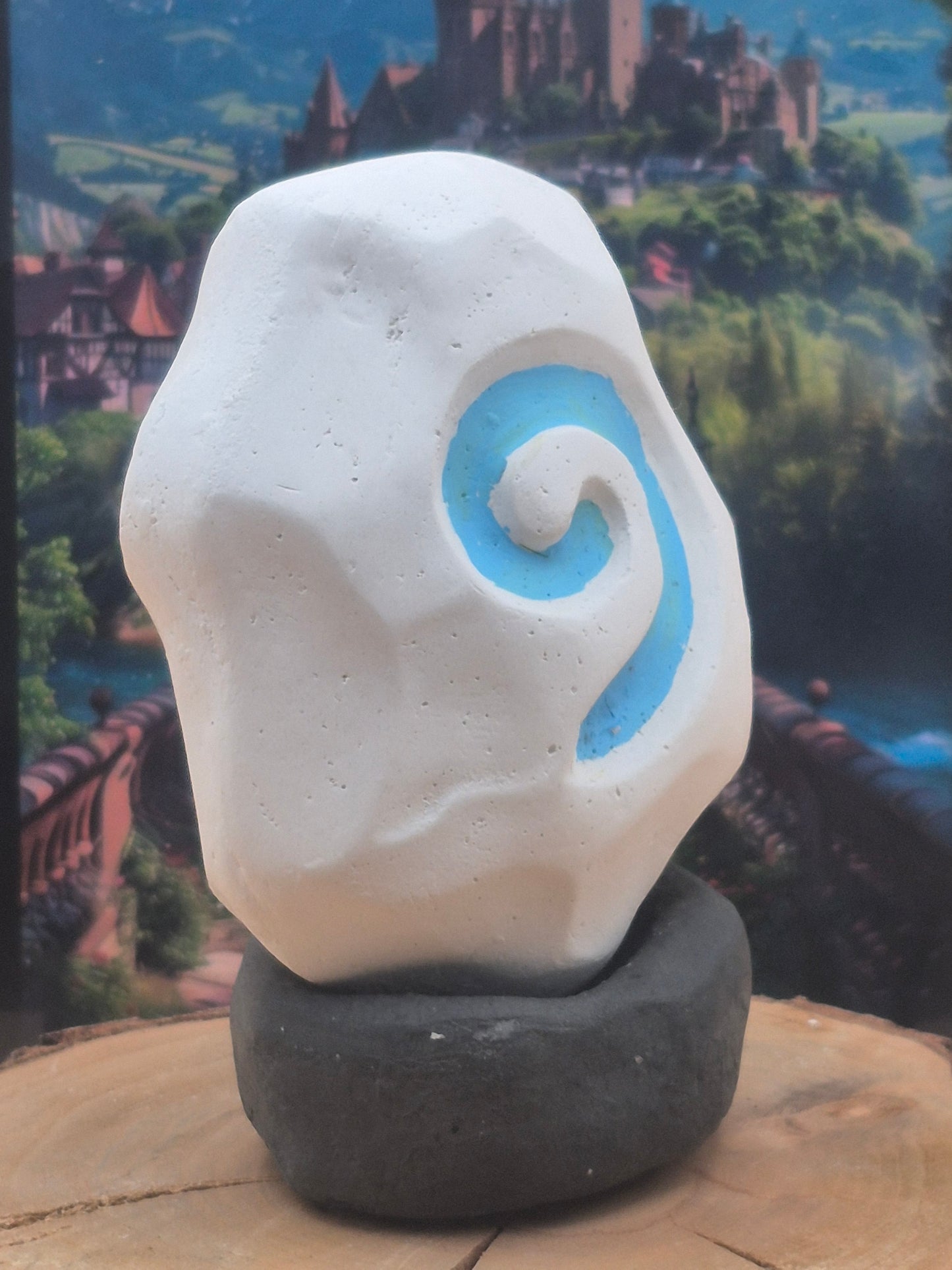 Pierre de foyer Hearthstone en plâtre