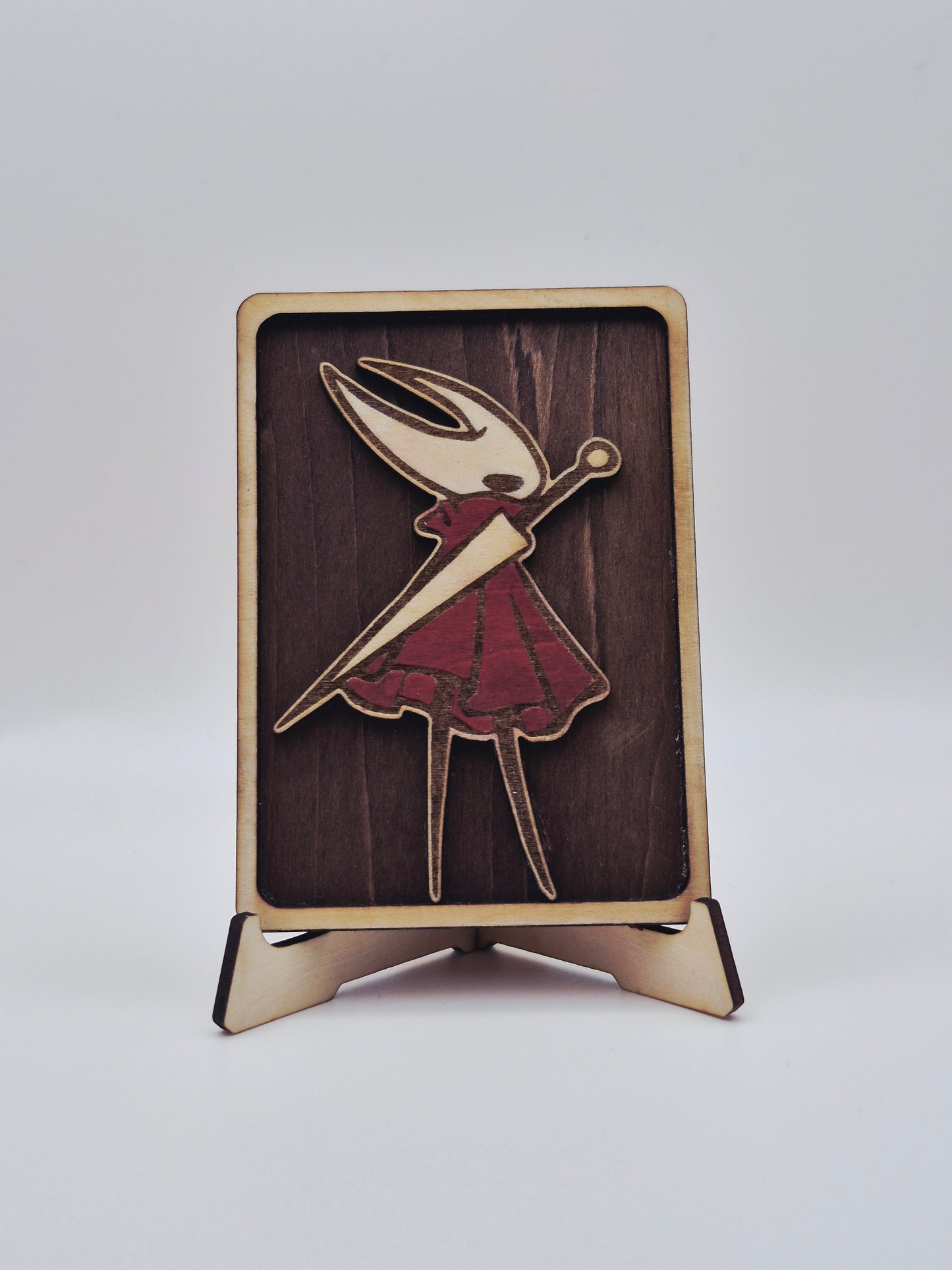 Carte en bois Hornet hollow Knight Silksong