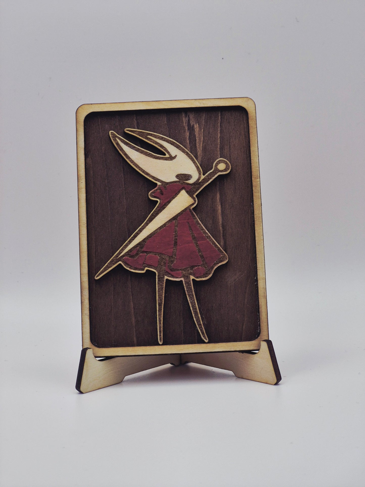 Carte en bois Hornet hollow Knight Silksong