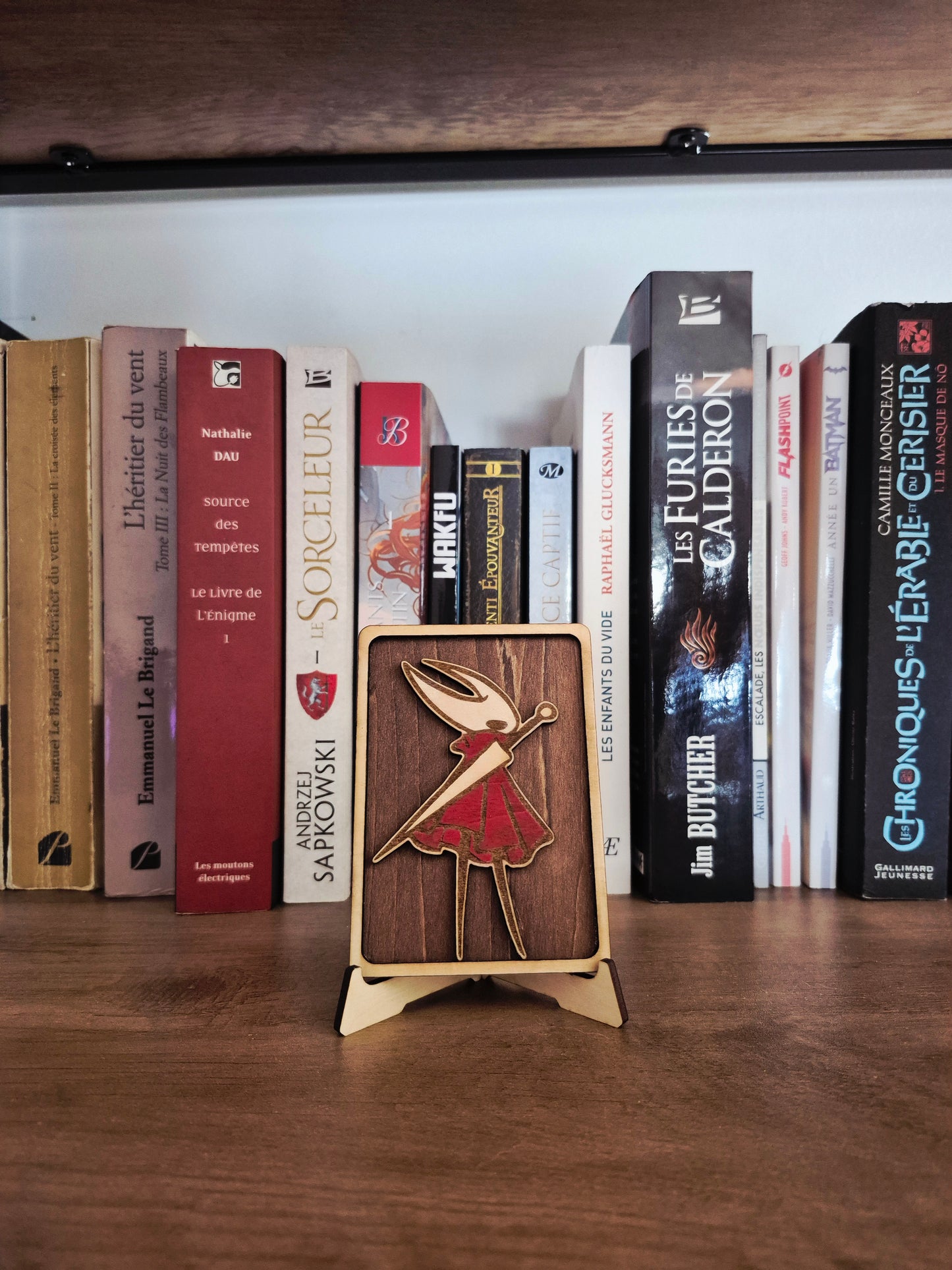 Carte en bois Hornet hollow Knight Silksong