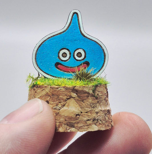Mini Terrarium  Dragon Quest Slime sous Cloche