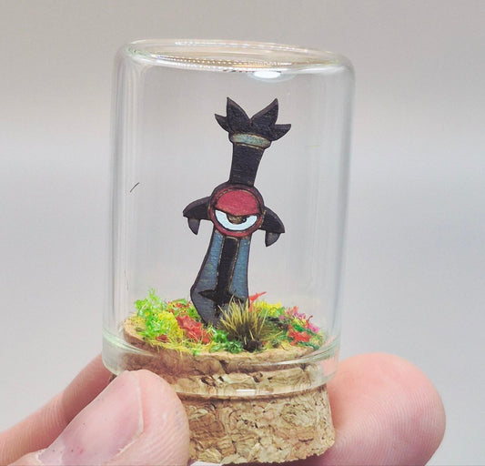 Mini terrarium Rubilax Wakfu – Figurine geek faite main